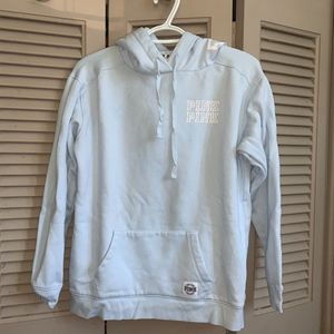 Victoria Secret PINK baby blue hoodie